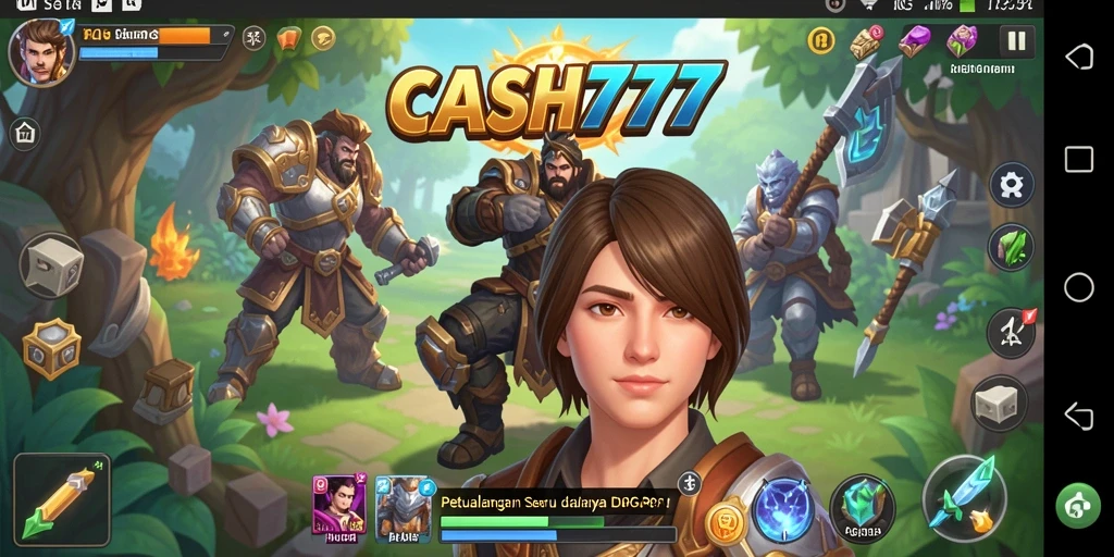 Tampilan gameplay RPG CASH777 yang memikat dan penuh aksi.
