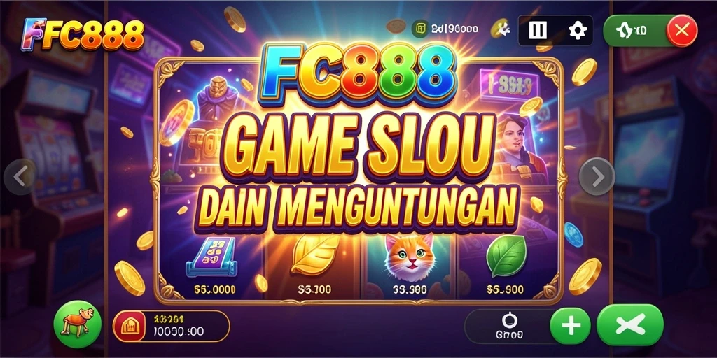 Tampilan gameplay FC888 yang menarik dalam sesi permainan Slot.