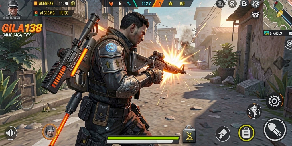 Gameplay seru GILA138 dengan aksi TPS intens.
