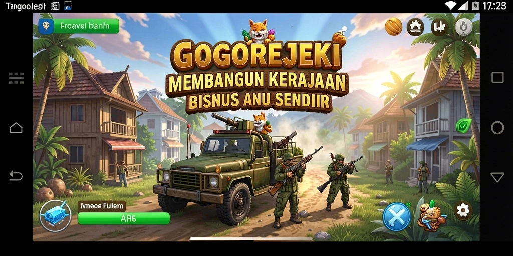 Tangkapan layar gameplay GOGOREJEKI menampilkan manajemen bisnis yang menarik.