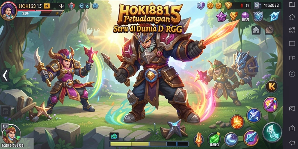 Tampilan menarik dari gameplay RPG HOKI8815 dengan aksi seru.