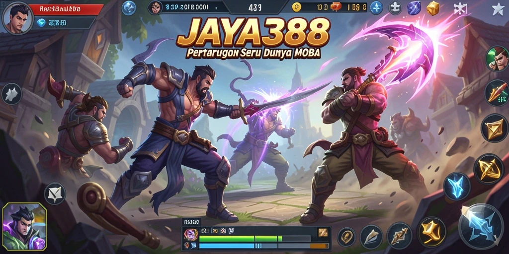 Gameplay seru JAYA388 dalam pertarungan MOBA