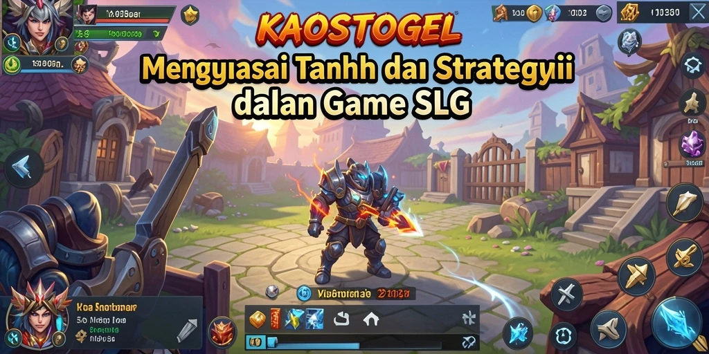 Tangkapan layar gameplay <strong>KAOSTOGEL</strong> yang menunjukkan pertempuran strategis.
