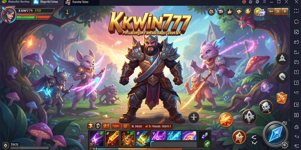 Tampilan gameplay <strong>KKWIN777</strong> yang mendebarkan dan penuh aksi RPG.