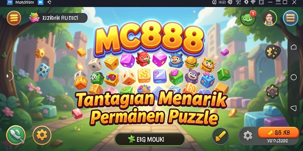 Screenshot gameplay MC888 menampilkan teka-teki yang menantang dan menarik.