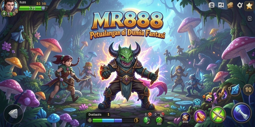 Screenshot gameplay MR888 menunjukkan aksi petualangan yang mendebarkan.