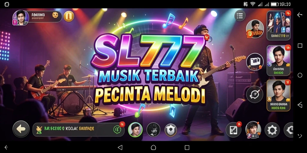 Tampilan gameplay SL777 yang seru dan interaktif dalam musik.