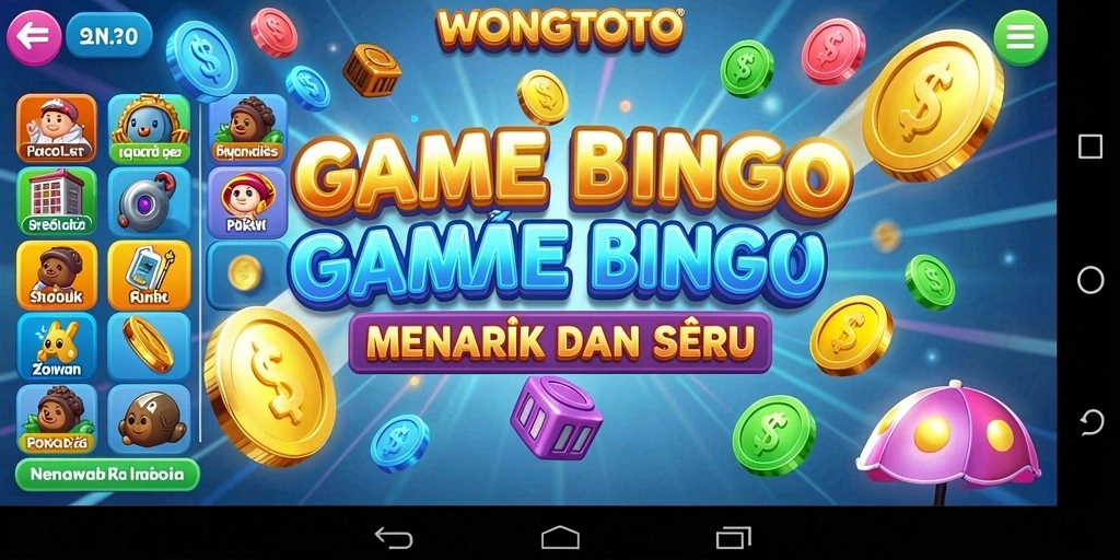 Gameplay menarik di aplikasi Bingo WONGTOTO.